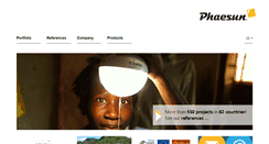 Desktop Screenshot of phaesun.com