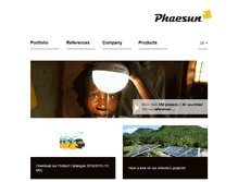 Tablet Screenshot of phaesun.com